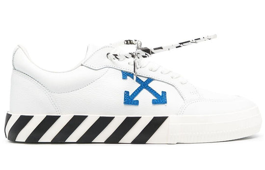 Off-White Vulcanzied Casual Shoes White/Blue OMIA085S21LEA0010145