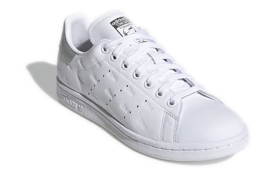 (WMNS) adidas Stan Smith 'Debossed Logos - White Metallic Silver' EF6854