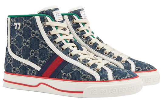 (WMNS) Gucci Tennis 1977 High 'Denim' 627838-2KQ90-4464