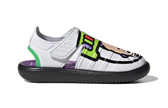 (PS) adidas Water Sandals x Disney 'White Black Green' GY5440