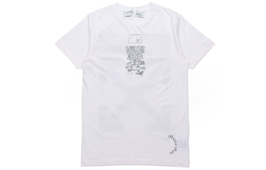 Off-White Dripping Arrows Short Sleeve Slim OMAA027R201850050110