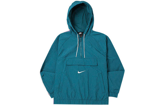 Nike AS Men's Nike Sportswear SWOOSH JKT Jacket WVN 'Geode Teal/White/Court Purple/White' CD0420-381