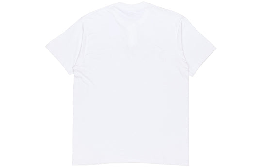 Supreme FW18 Liquid Tee White Silver logo Short Sleeve Unisex SUP-FW18-009