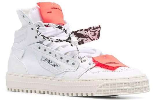 (WMNS) Off-White Court 3.0 High-top Sneakers White/Orange OWIA112F21LEA0010101