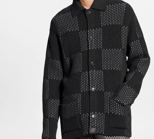 LOUIS VUITTON x Nigo LV2 Series Giant Damier Ribbed Jacket For Unisex 1A7XB