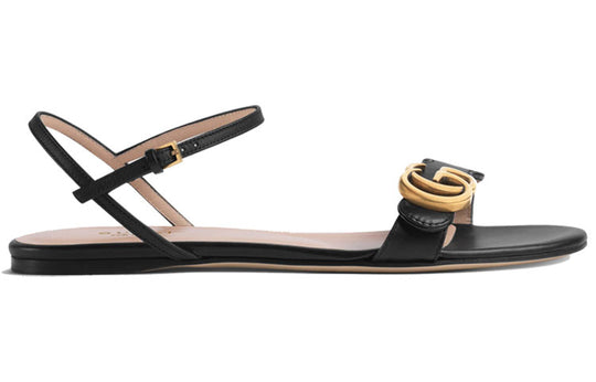 (WMNS) Gucci G Sandals 'Black' 524631-A3N00-1000