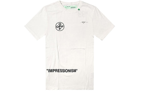 Off-White Stencil Logo T-Shirt 'White' OMAA038R191850150228