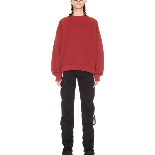 Off-White Give Me Space Sweatshirt 'Red' OMBA054F23FLE0022928