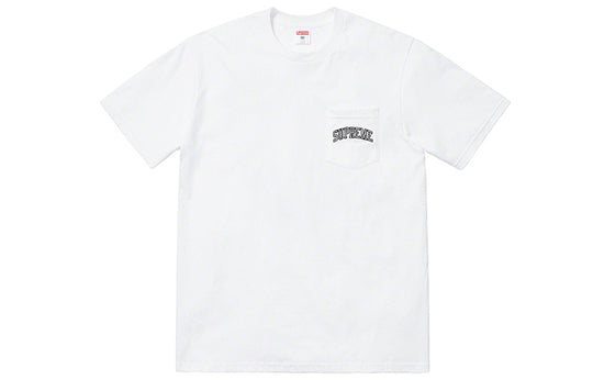 Supreme SS19 x NFL Raiders 47 Pocket Tee Crossover Short Sleeve Unisex White SUP-SS19-10308