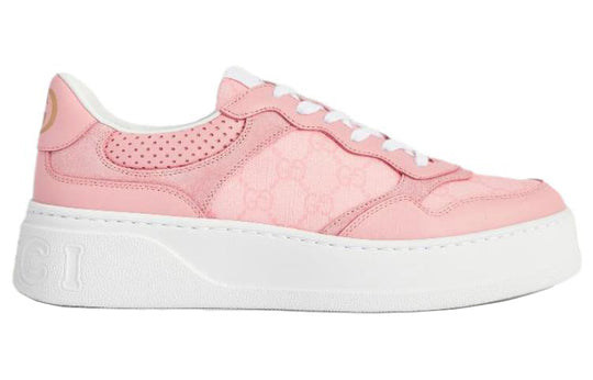 (WMNS) Gucci GG sneaker Supreme 'Pink White' 700775-AAB3I-5863