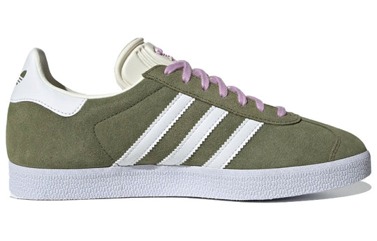 (WMNS) adidas Originals Gazelle Shoes 'Focus Olive White' GX2055