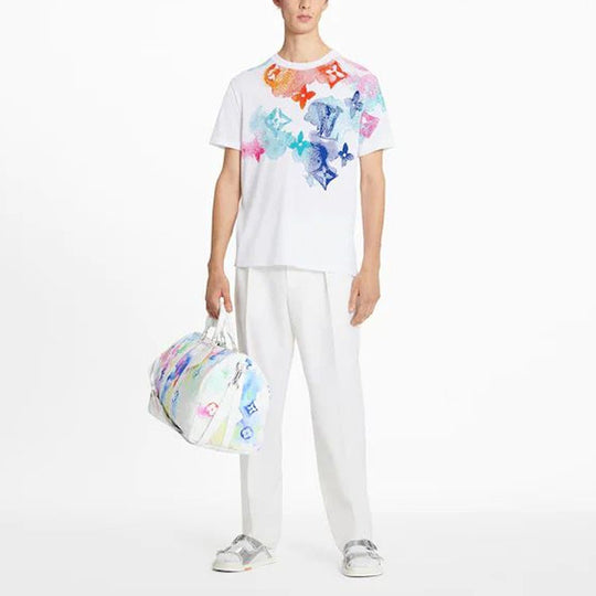 LOUIS VUITTON SS21 Water Printing T-Shirts 'Multi color' 1A8QWA