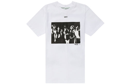 Off-White SS20 Virgil Abloh Men's White Spray Painting Slim White OMAA027R201850150110