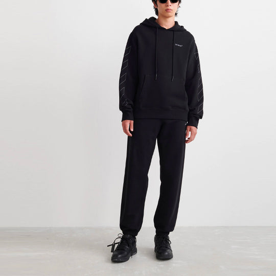 Men's Off-White SS22 Logo Loose Fit Black OMBB097C99FLE0011010