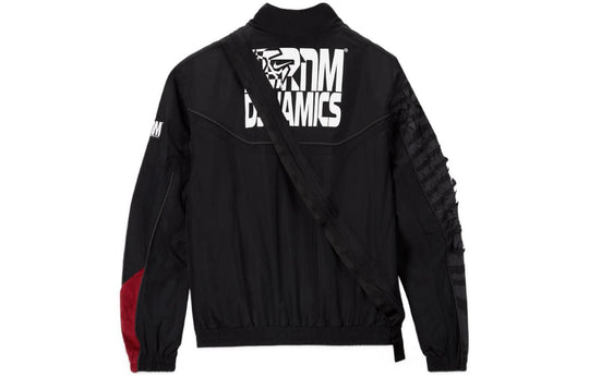 Men's Nike x ACRONYM Crossover Mens Nrg Cs Woven Jacket Printing Zipper Stand Collar Asia Edition Black CZ4669-010