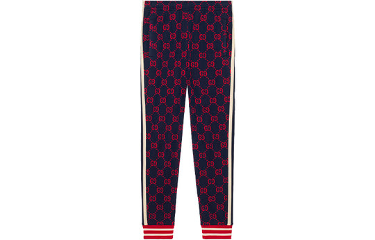 Gucci GG Jacquard Jogging Pant 'Red Blue' 496920-X9L13-4330