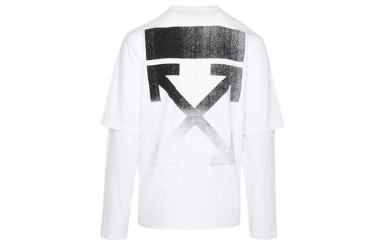 Off-White FW21 White Arrow Long Sleeves Ordinary Version Unisex White OMAB066F21JER004-0110