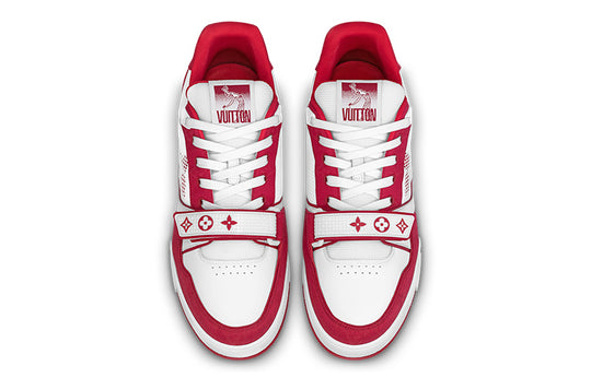 LOUIS VUITTON LV Trainer 'White Red' 1ABLXH