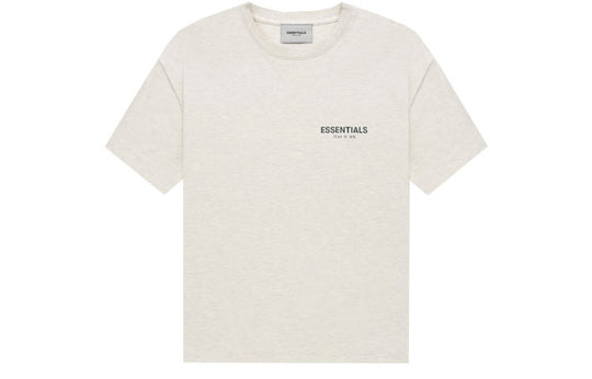 Fear of God Essentials FW21 Tee Light Heather Oatmeal FOG-FW21-223