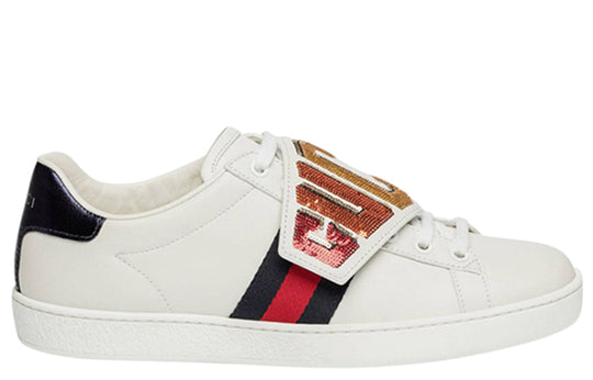 (WMNS) Gucci Ace Low 'Gucci Patch' 525187-0FI10-9060