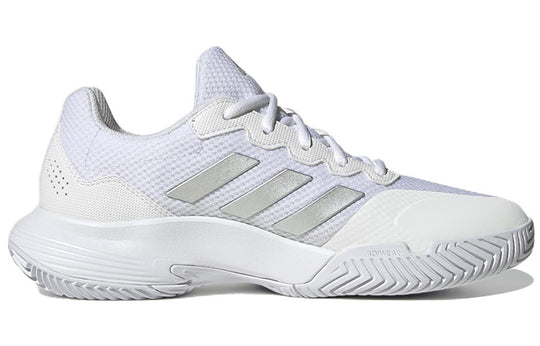 (WMNS) adidas GameCourt 2.0 'White Silver Metallic' HQ8476