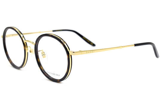 Gucci Bamboo Series Mother Standard Optical Glasses Rose-Gold GG0679OA-002