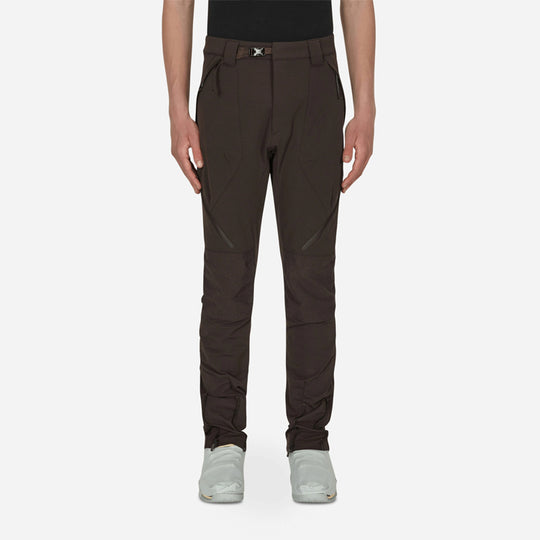 Men's Nike x Travis Scott Crossover Solid Color Zipper Pocket Straight Casual Pants/Trousers Us Edition Brown DM1280-220