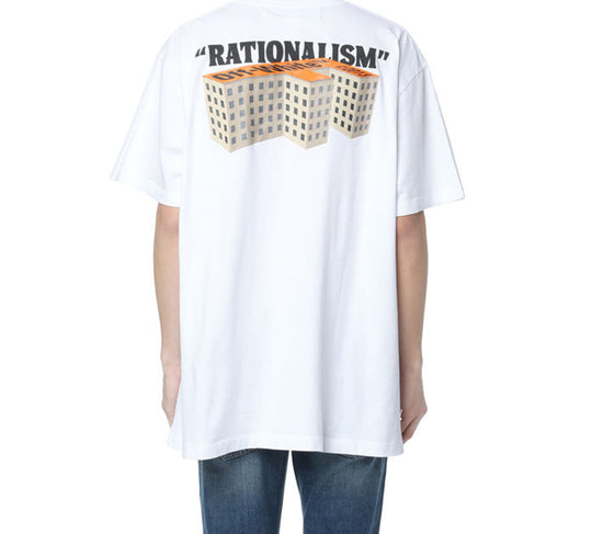 Off-White SS20 Rationalism Print Short-Sleeved Oversized OMAA038R201850070188