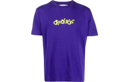 Off-White Opposite Arrow Slim T-Shirt 'Purple' OMAA027S23JER0063750