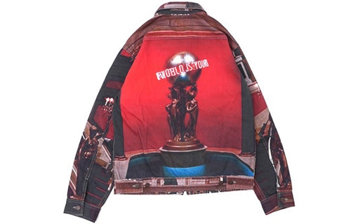 Supreme FW17 x Scarface the world is yours denim Jacket 'Red Black' SUP-SS18-680