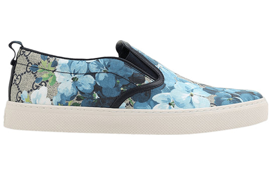 Gucci GG Supreme Canvas Slip-On 'Blue Floral' 546152-KU2E0-8471