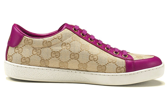 (WMNS) Gucci Brooklyn GG Supreme Low 'Beige New Rosette' 338883-TAZ0-9766