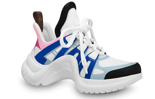 (WMNS) LOUIS VUITTON LV ARCHLIGHT Sports Shoes Blue/White/Pink 1A65SM