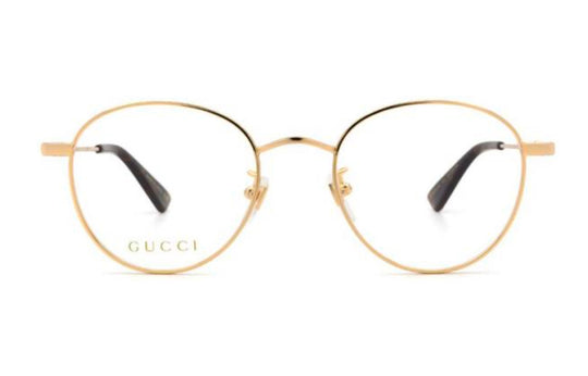 (WMNS) Gucci Bee Webbing Optical Frame Gold Color GG0607OK-001