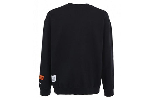 Men's HERON PRESTON Printing Pullover Black HMBA007S208960211088