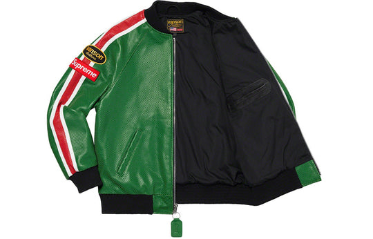 Supreme SS20 Week 1 Vanson Leathers Perforated Bomber Jacket SUP-SS20-213