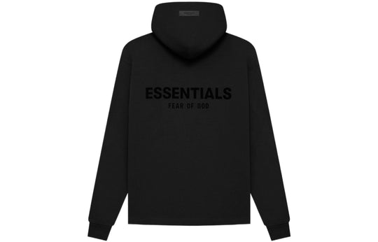 Fear of God Essentials SS22 Relaxed Stretch Limo Hoodie 'Black' FOG-SS22-334