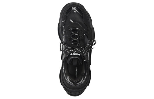 (WMNS) Balenciaga Triple S Sneaker 'Black Logo' 524039W2FA11090