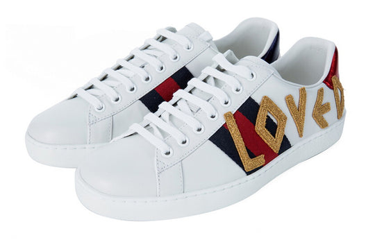 (WMNS) Gucci Ace Low 'Loved' 505328-DOPEO-9095