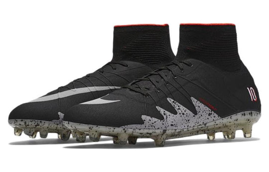 Nike Neymar x Hypervenom Phantom 2 FG 'Black Silver Crimson' 820117-006