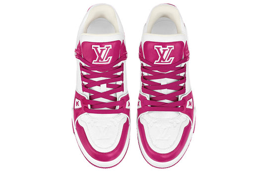 LOUIS VUITTON LV Trainer 'White Fuchsia' 1AA6WI