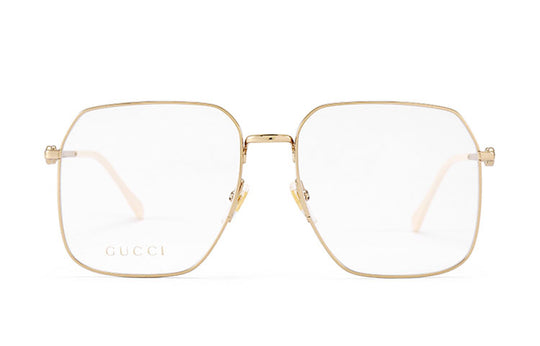 Gucci Interlockinold Light Mental Glasses Gold GG0952O-001