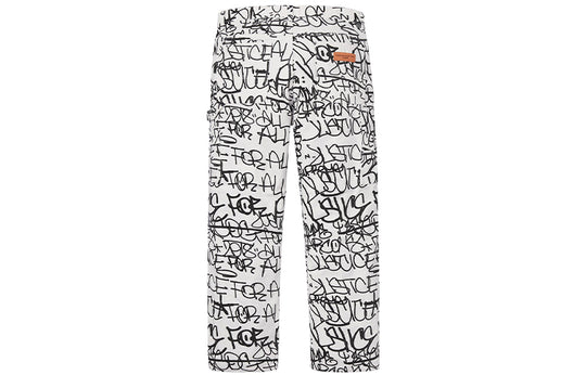 Supreme FW18 COMME des GARCONS Shirt Canvas Painter Pant White CDG SUP-FW18-417