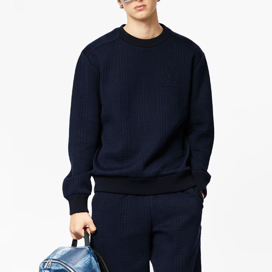 Men's LOUIS VUITTON FW21 Long Sleeves Blue 1A8WTC