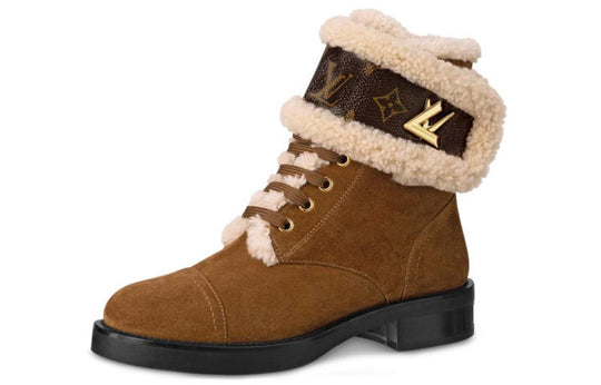 (WMNS) LOUIS VUITTON LV Wonderland Small Cowhide Suede Brown 1A5LNF