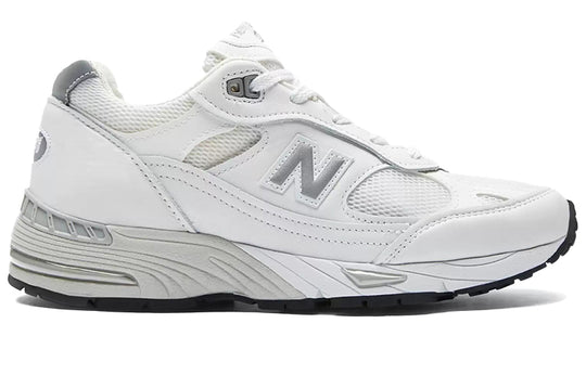 (WMNS) New Balance 991 White/Grey W991WHI