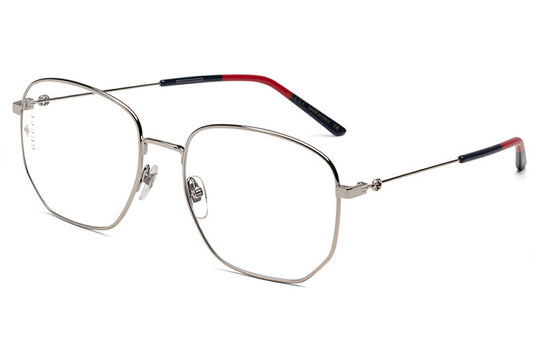 Gucci GG Standard Optical Glasses Frame Sub-Edition Sliver GG0396O-003