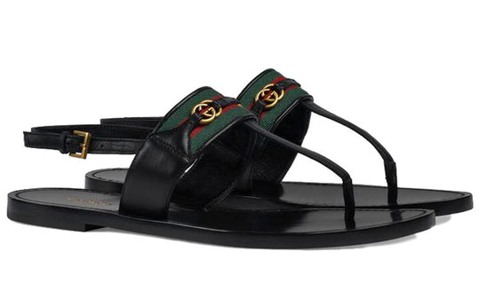 (WMNS) Gucci Sandals Black 624308-DH790-1072