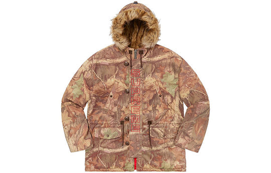 Supreme FW19 Week 15 Spellout N-3B Parka Jacket 'Brown' SUP-FW19-10800