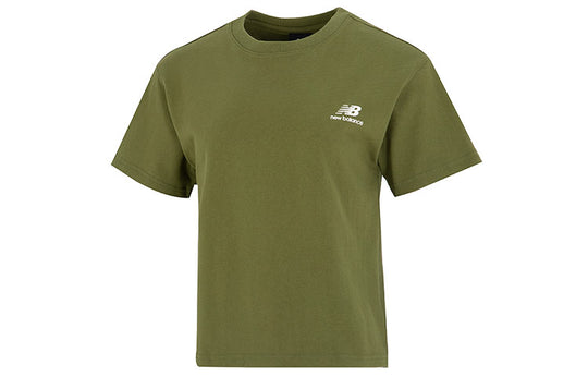 (WMNS) New Balance Tee 'Olive Green' AWT22317-GEH